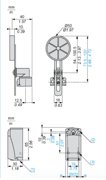 XCK-P2149P16 SWİTCH TELEKMEKANİQ