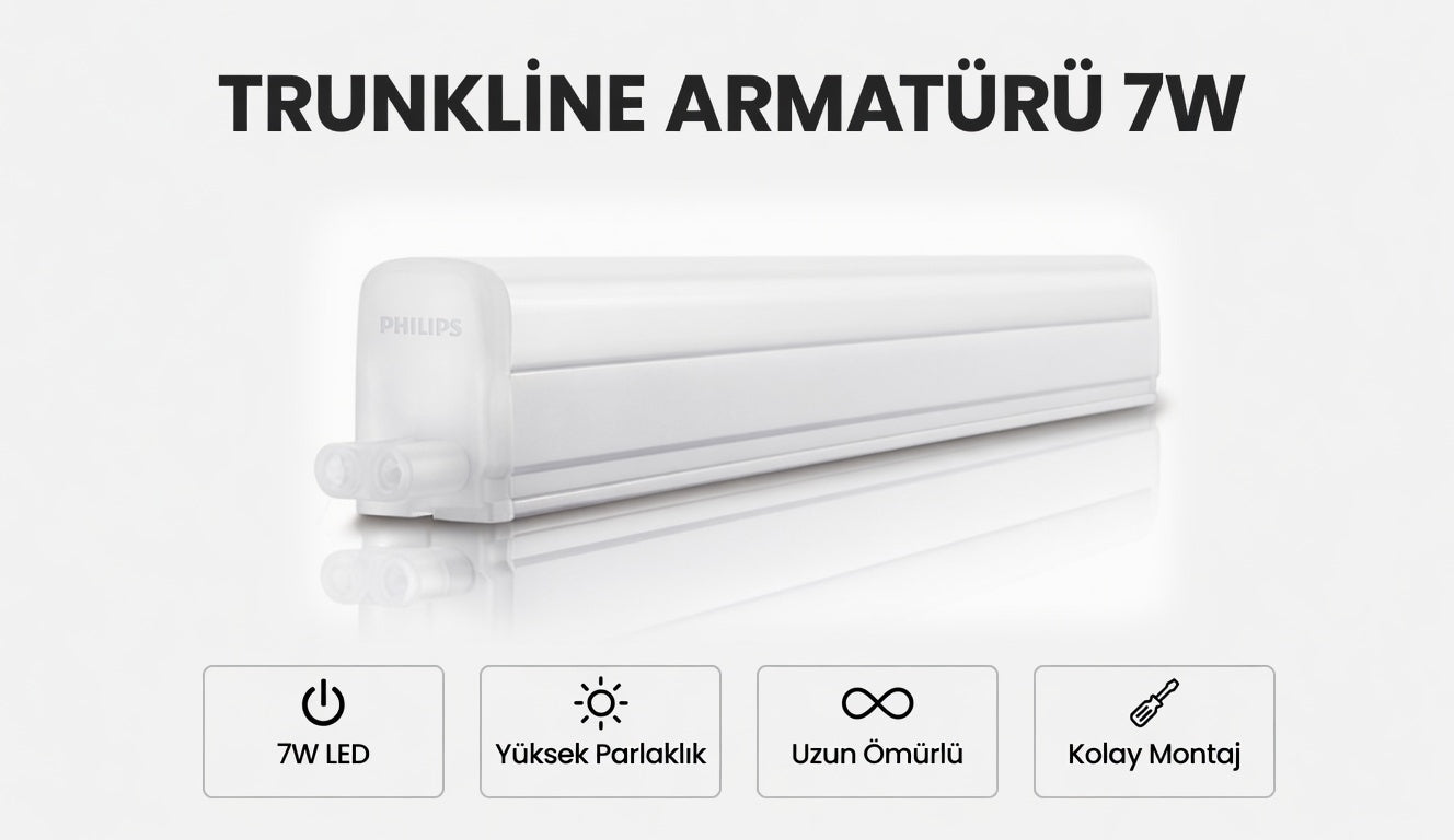 7w Trunkline Philips armatür
